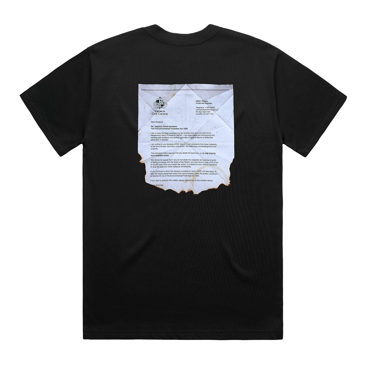 Nuisance Black T-Shirt